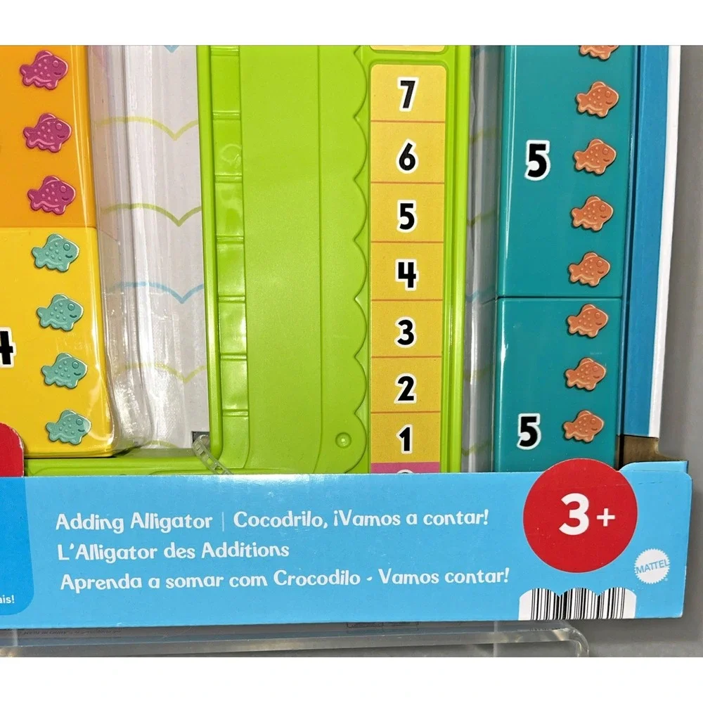 Fisher Price Adding Alligator Preschool Educational Toy with Stacking Blocks NEW